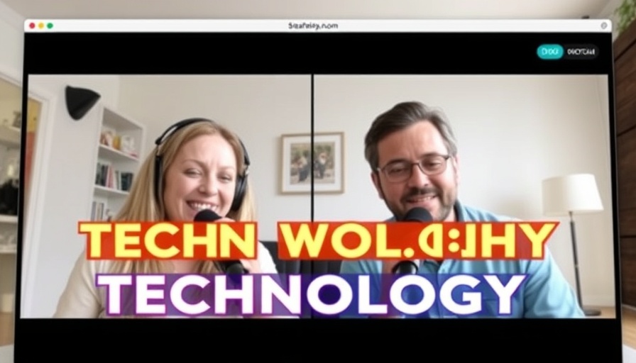 Online interview discussing Making Blockchain Invisible with text overlay.