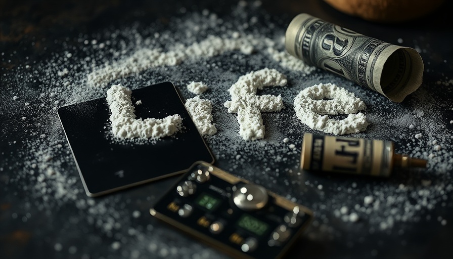 Fentanyl additives and their impact on life, breathing, heart rate depicted.