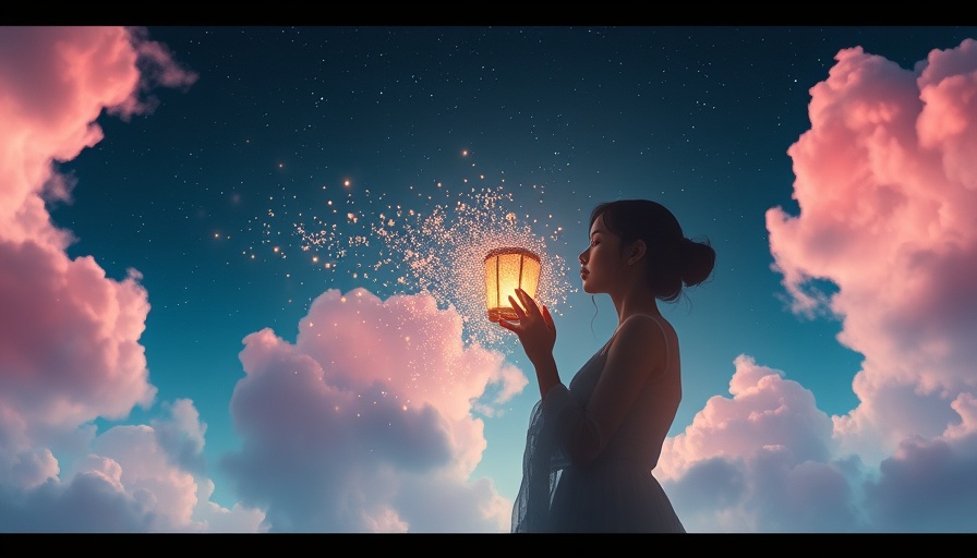 Ethereal silhouette under stars, symbolizing micro-faith and mental wellness.