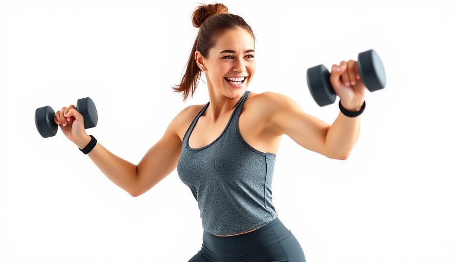 Athletic woman demonstrates core-infused lower body strength workout.