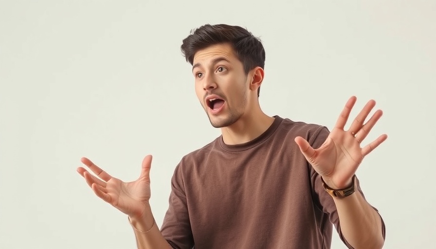 Expressive young man passionately discussing Stablecoins 2.0