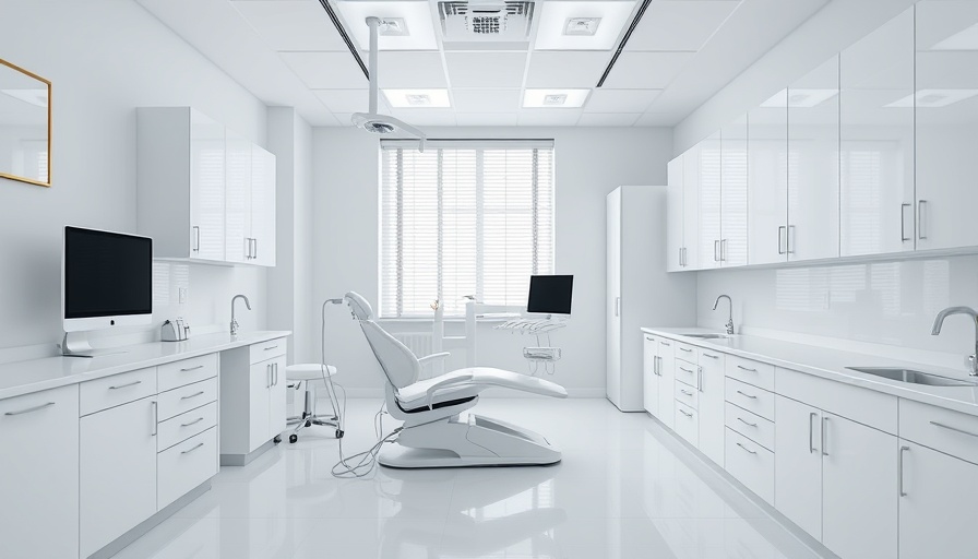 AI tools in patient-centered care in a modern dental exam room.