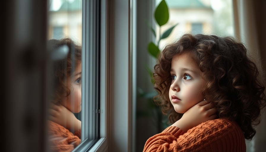 Thoughtful young girl in cozy room, related to precocious puberty and psychiatric disorders.