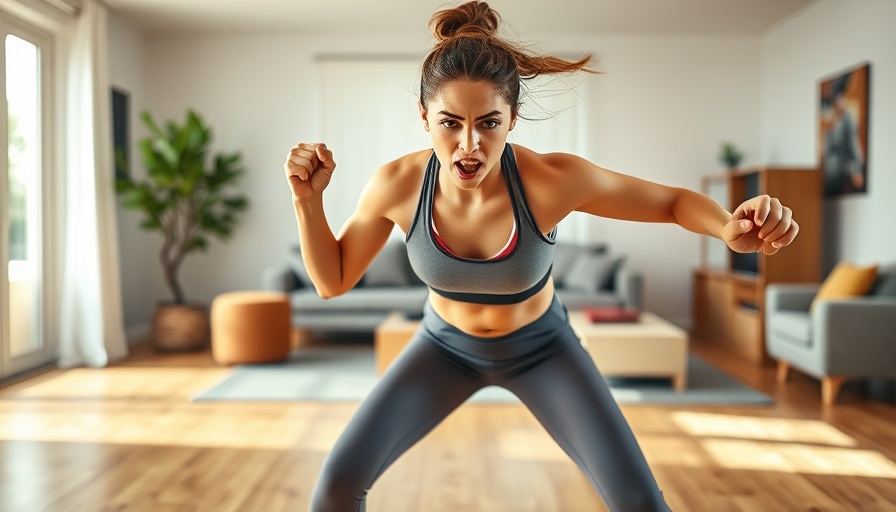 9-Minute HIIT Workout energetic young woman exercising indoors