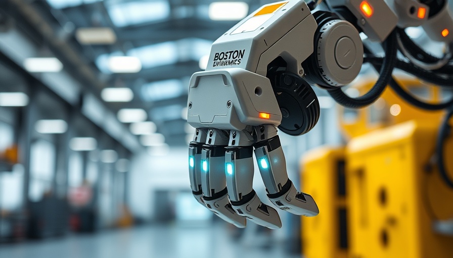 Close-up of Boston Dynamics Spot robot arm