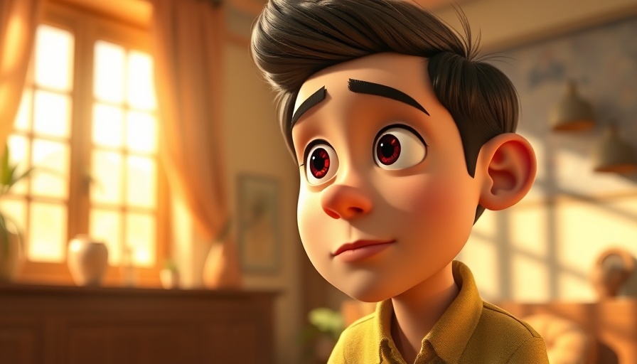 Superbook scene of Paul discussing with a thoughtful expression.