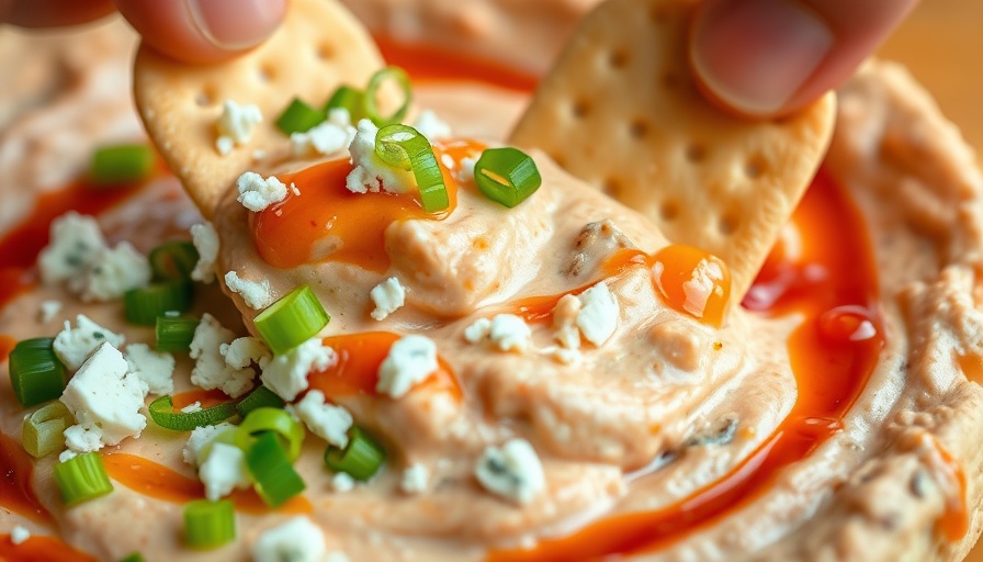 Delicious high-protein cottage cheese dip with toppings.