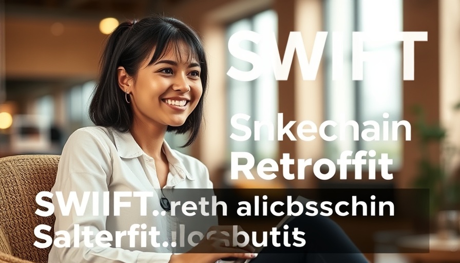 SWIFT's Blockchain Retrofit explained by young woman in article video.