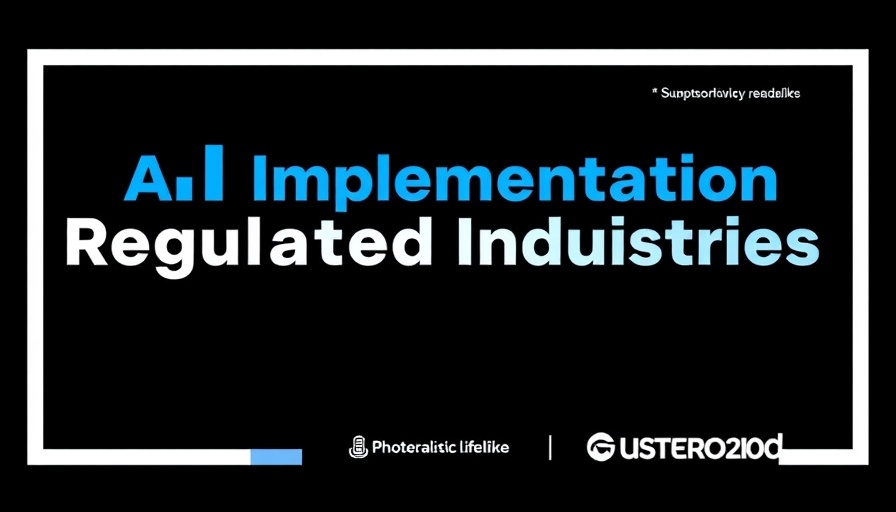 Podcast cover on AI implementation in regulated industries.