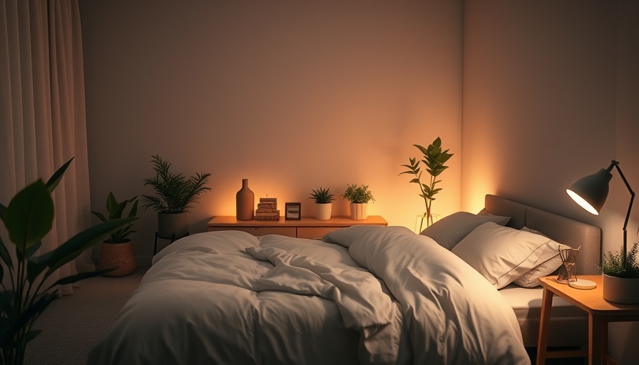 Peaceful bedroom scene showcasing natural sleep strategies