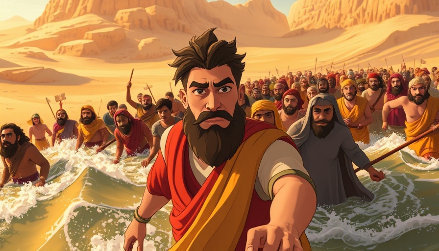 Superbook Let My People Go episode insights with a leader guiding Exodus.