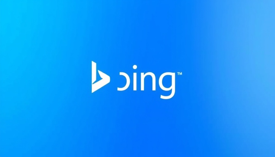 Bing Places for Business logo on blue background