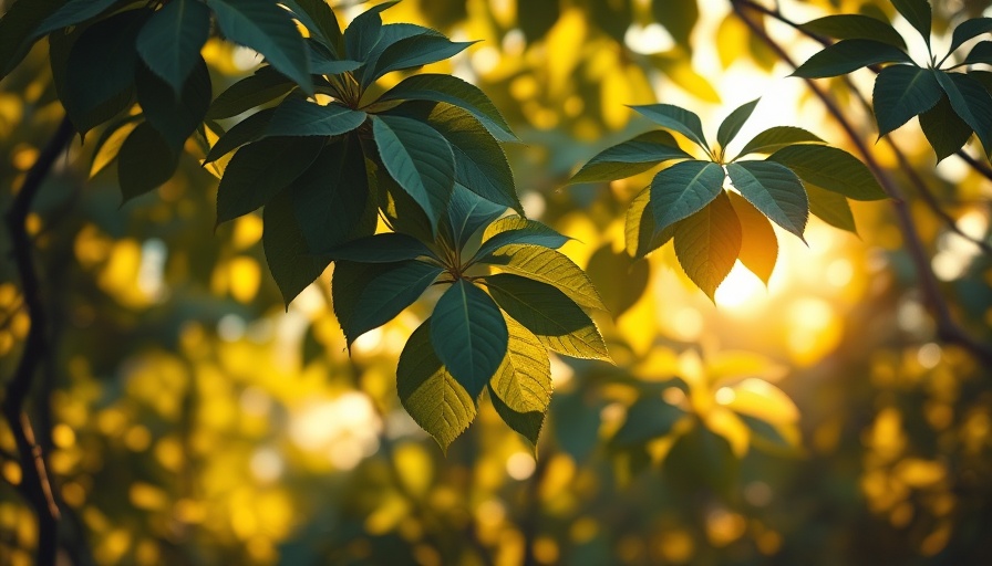 Impact Investment message on leafy sunlight background, July 2025.