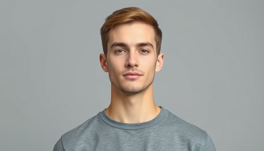 Confident young man launching video podcast platform.