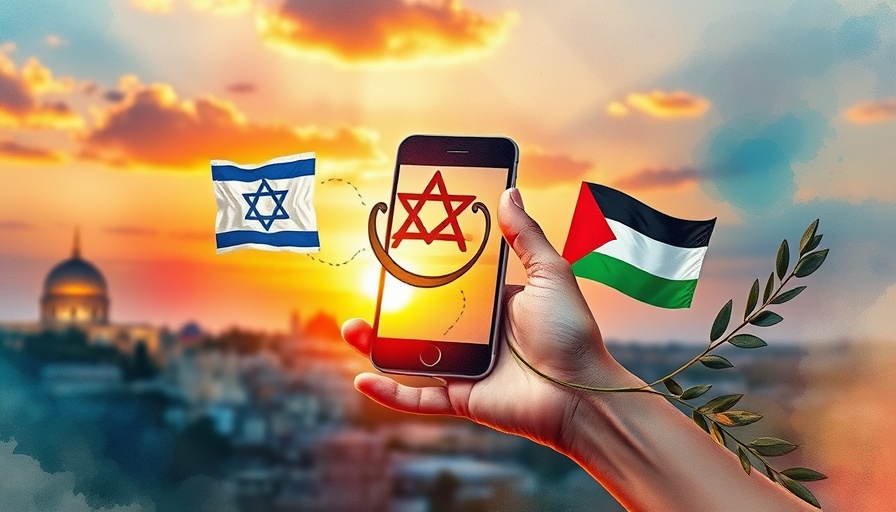 Symbolic image for peace through tourism in Israel and Palestine.