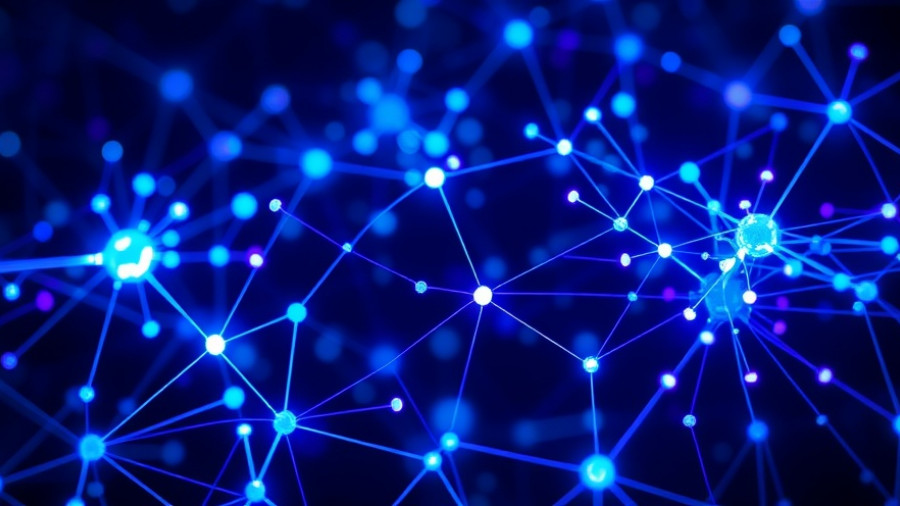 Complex AI network, representing AI Learning Platform for Genomics in Cancer