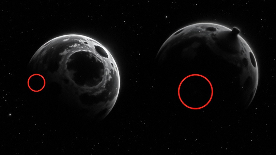 Celestial images with spots highlighted for AI learning platform.