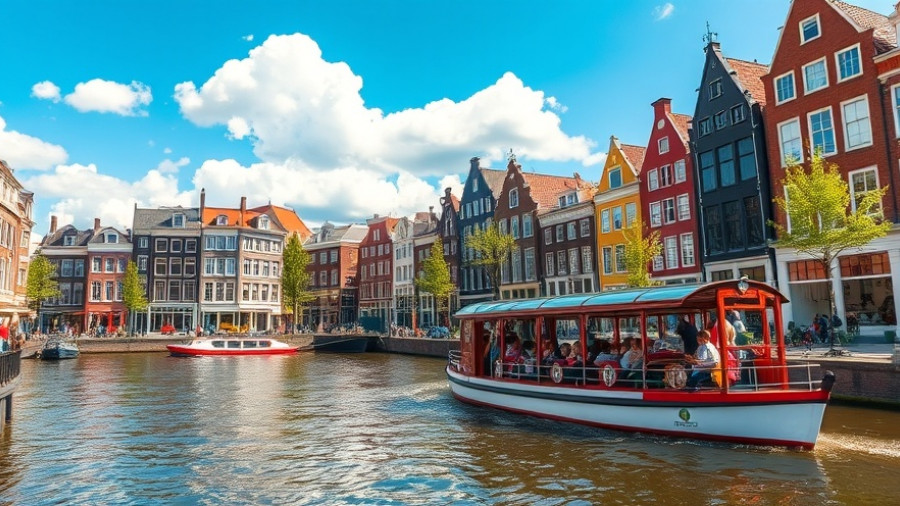 Impact of Dutch VAT increase on tourism in Amsterdam canal scene.