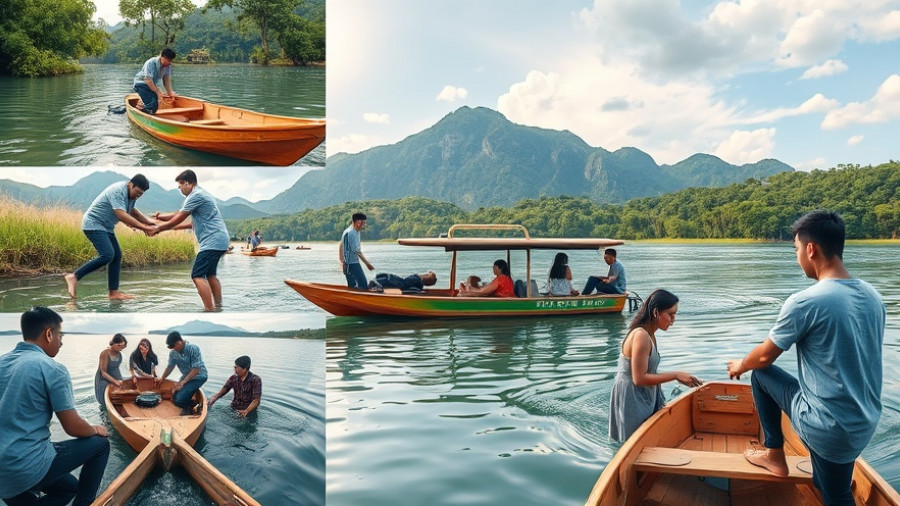 Sustainable travel in Thailand with electric boat innovation.