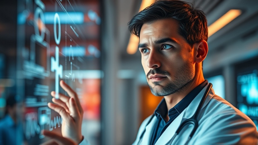 AI in healthcare data privacy presentation featuring a healthcare expert.