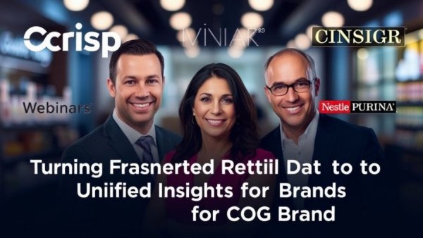 AI in CPG Operations: Webinar on retail data insights with Crisp and Nestlé Purina.