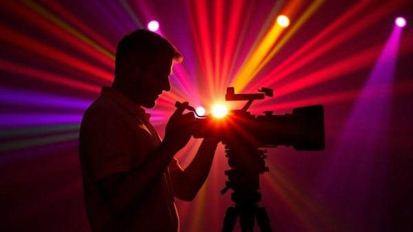 Cameraman with vibrant colors highlights Acast YouTube offerings.