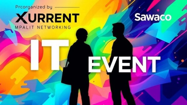 AI in incident management: Digital poster promoting IT event.