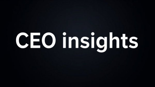 Presentation title about CEO insights on business growth AI.