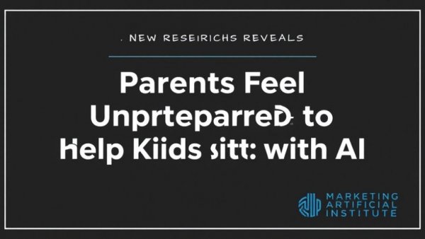 AI education gap for parents highlighted in bold educational text.