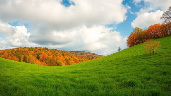 Picturesque hillside in Rehna showcasing sustainable travel appeal.