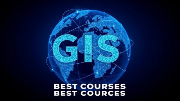 Stylized globe graphic highlighting Best GIS Courses.