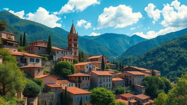 Incredible Villages in the Mountains of Alicante, scenic mountain village view