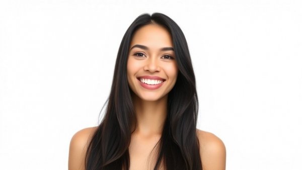 Smiling woman in red shirt, symbolizing positive Bamboo Transformation in Sustainable Travel.