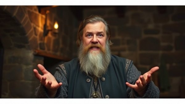 Medieval-themed meme humorously links podcasting and media networking.