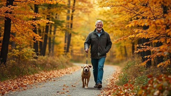 A serene walk in the forest, highlighting eco-friendly living.