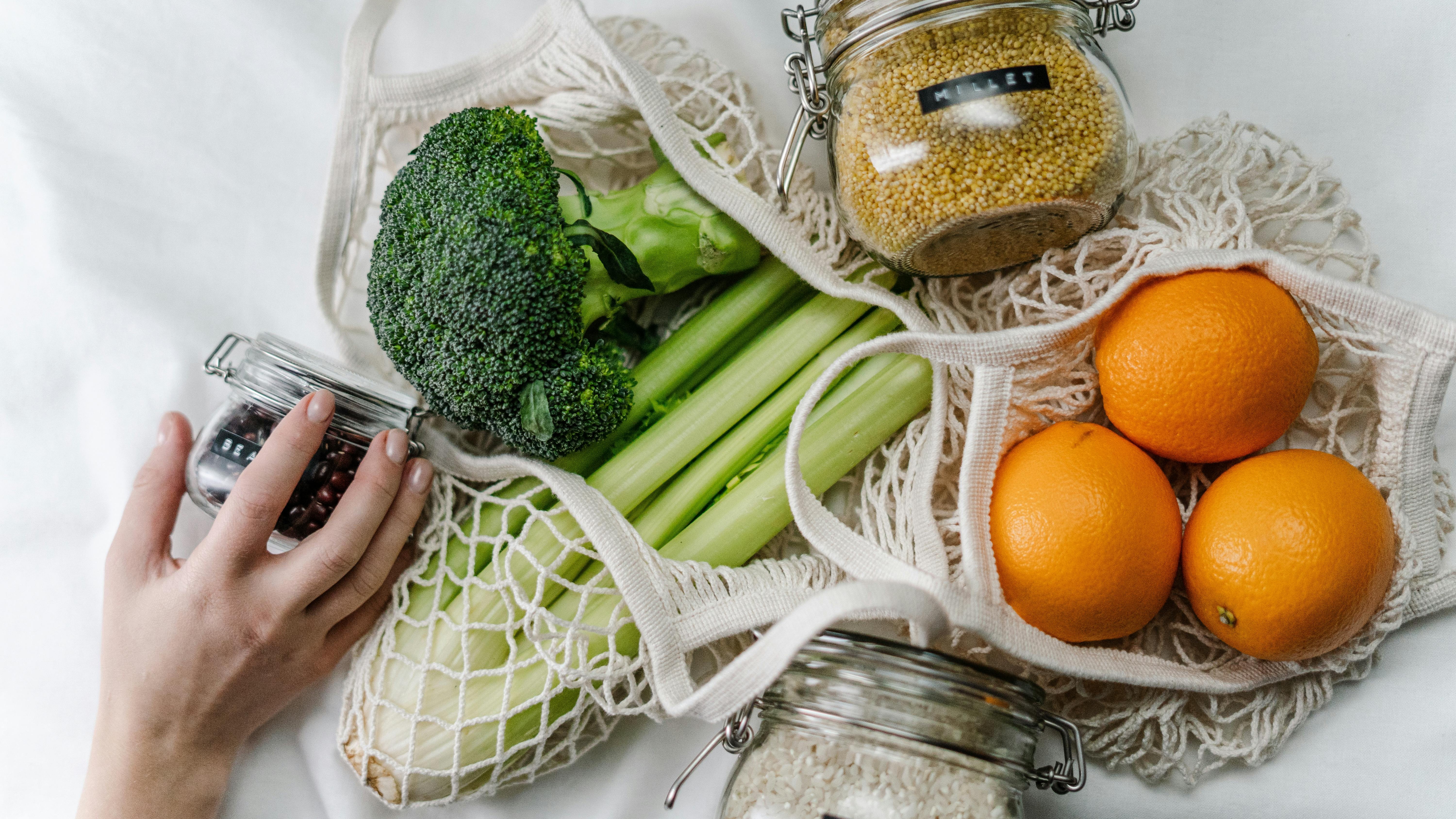 Woman promoting healthy snacks, impact investment