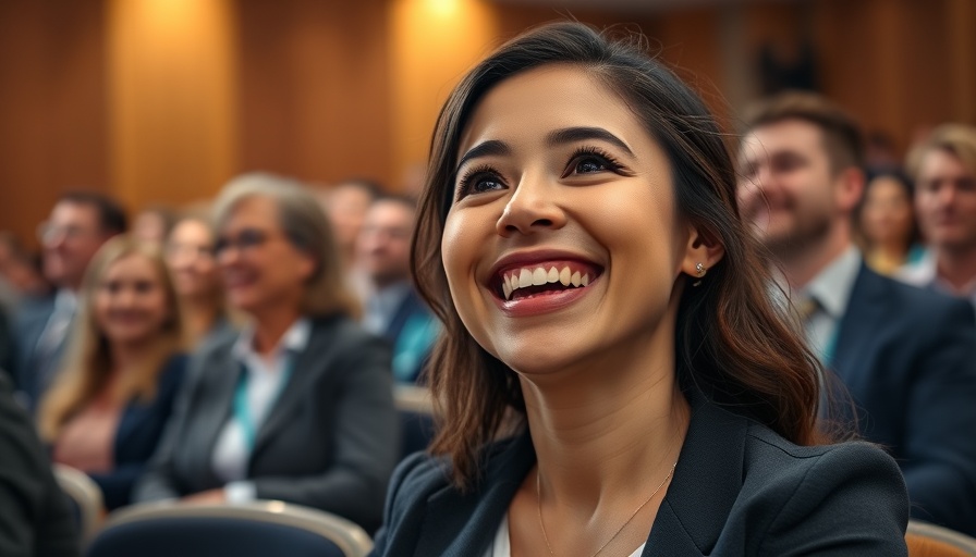 Supporting Tribal Small Businesses through SLAP virtual event with smiling woman.