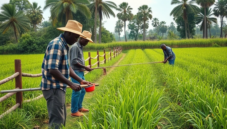 Farmers in Kenya utilizing climate-smart agriculture finance.