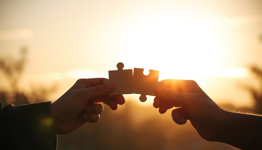 Silhouetted hands with puzzle pieces in sunlight symbolizing climate startups funding.