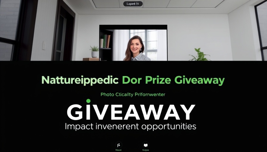 Impact investment and plastic waste solutions conference giveaway slide.