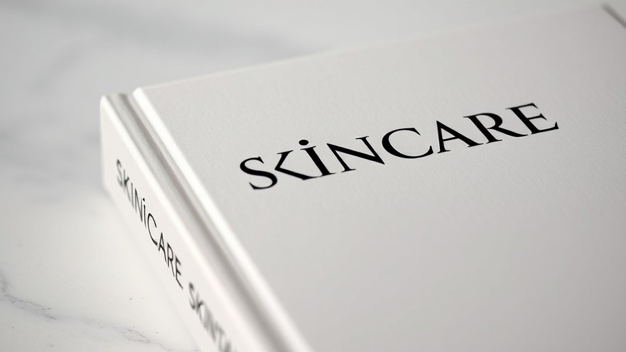 Close-up of skincare book cover showcasing innovative vitamin C formulations.