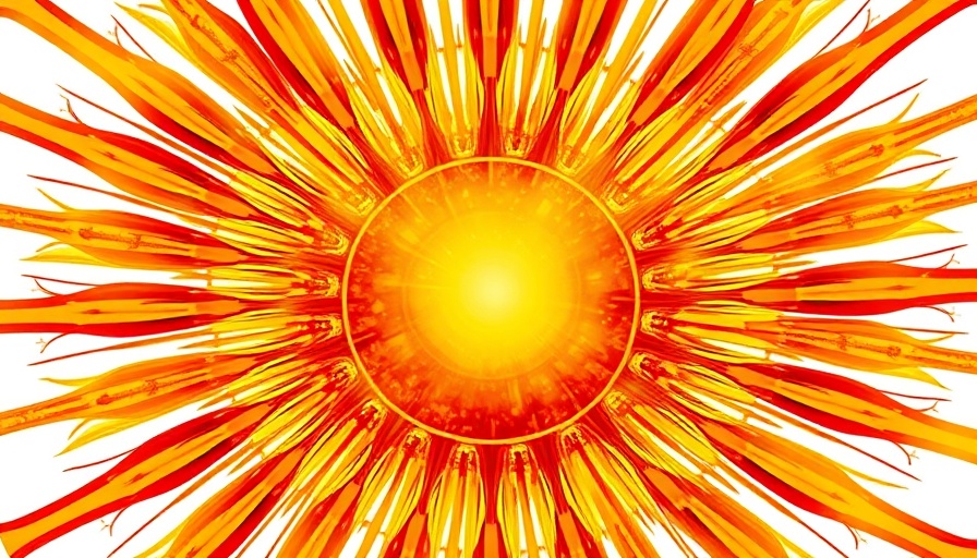 Christian Education Awareness Campaign vibrant sun illustration.