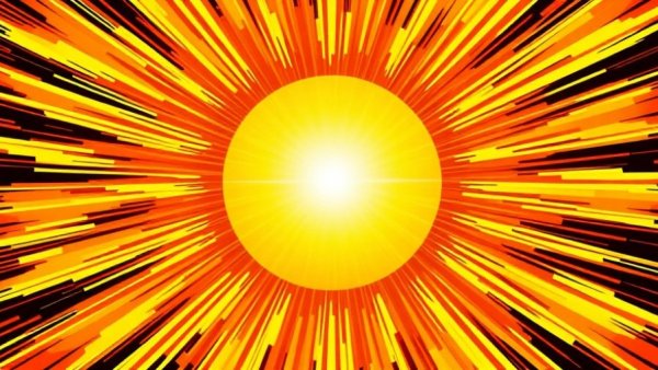 Colorful sun illustration for Ste. Genevieve aldermen re-election