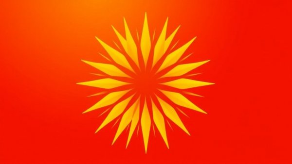 Abstract sunburst logo for fiber to the home Southern Illinois