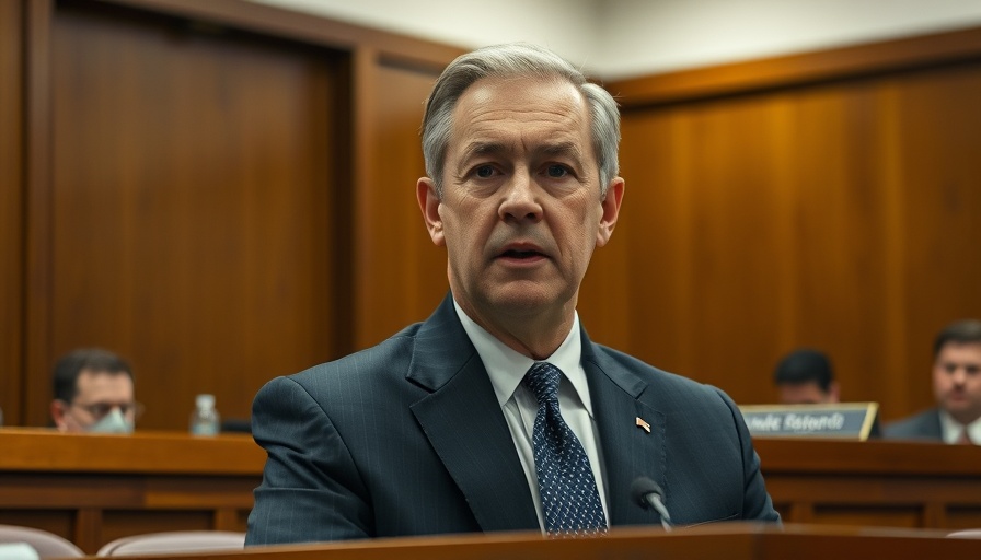 Government official during a hearing related to the release of Epstein files.