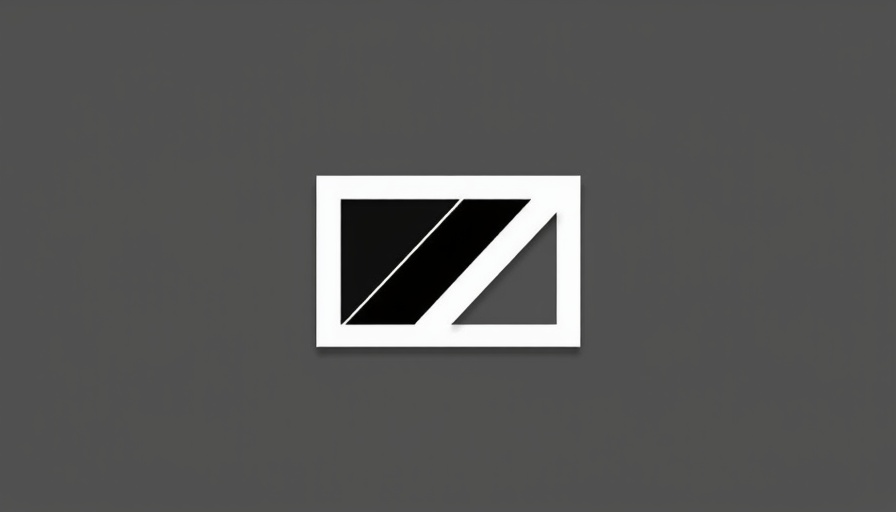 Minimalistic monochrome geometric design