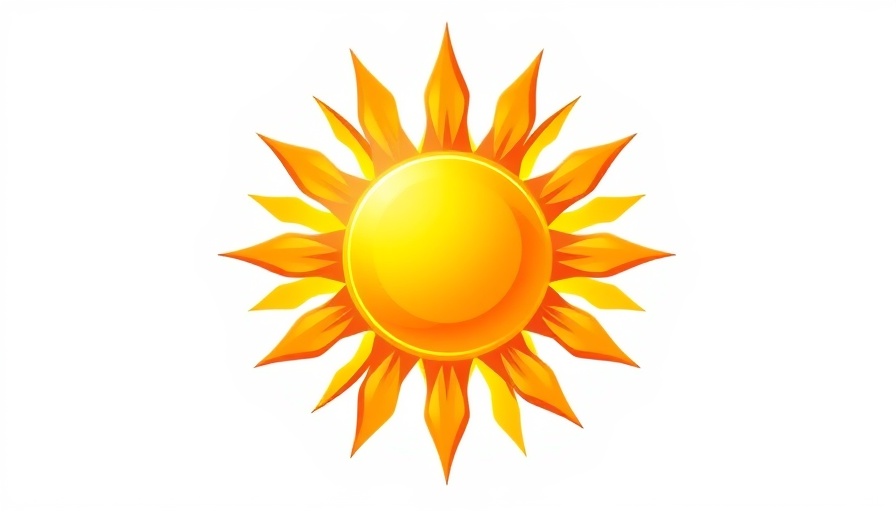 Stylized bright sun icon for St. Louis Environmental Stewardship.