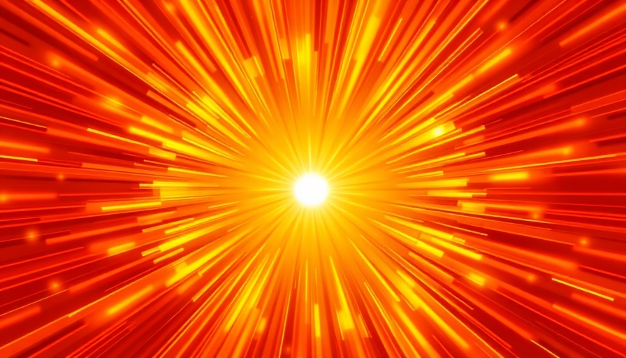 Radiant abstract sunburst symbolizing Alpha Delta Kappa community involvement.