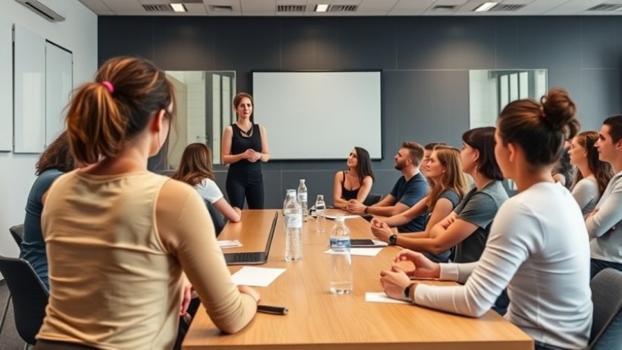 Health coach with Exercise Science background teaching seminar to 25 students.