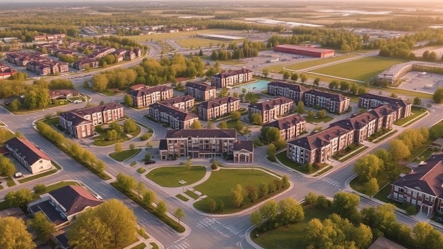 Realistic photo of Beacon Place Village development site in Northeast Dayton.